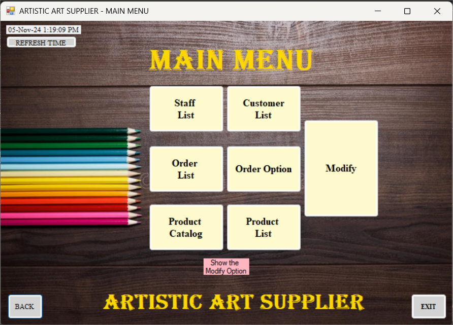 Drawing art tools app — orders