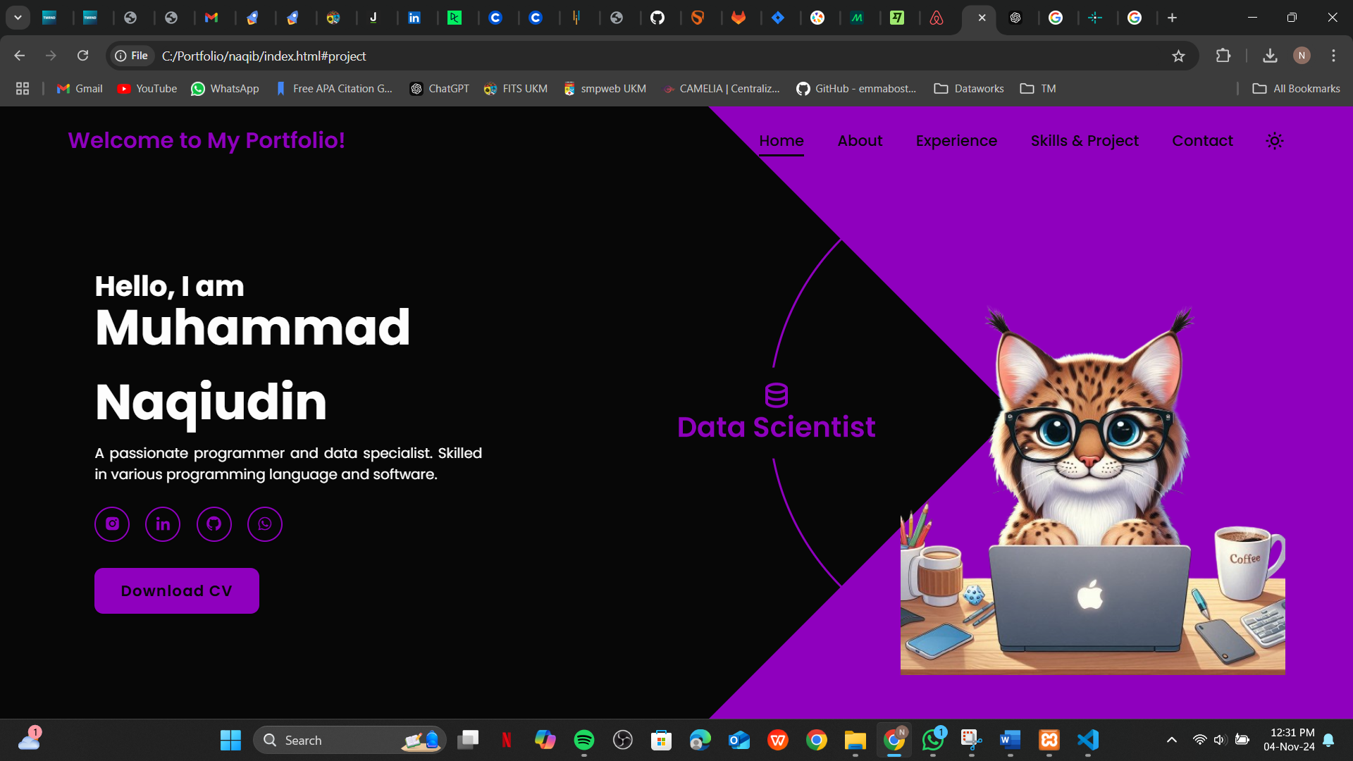 Portfolio Design - About