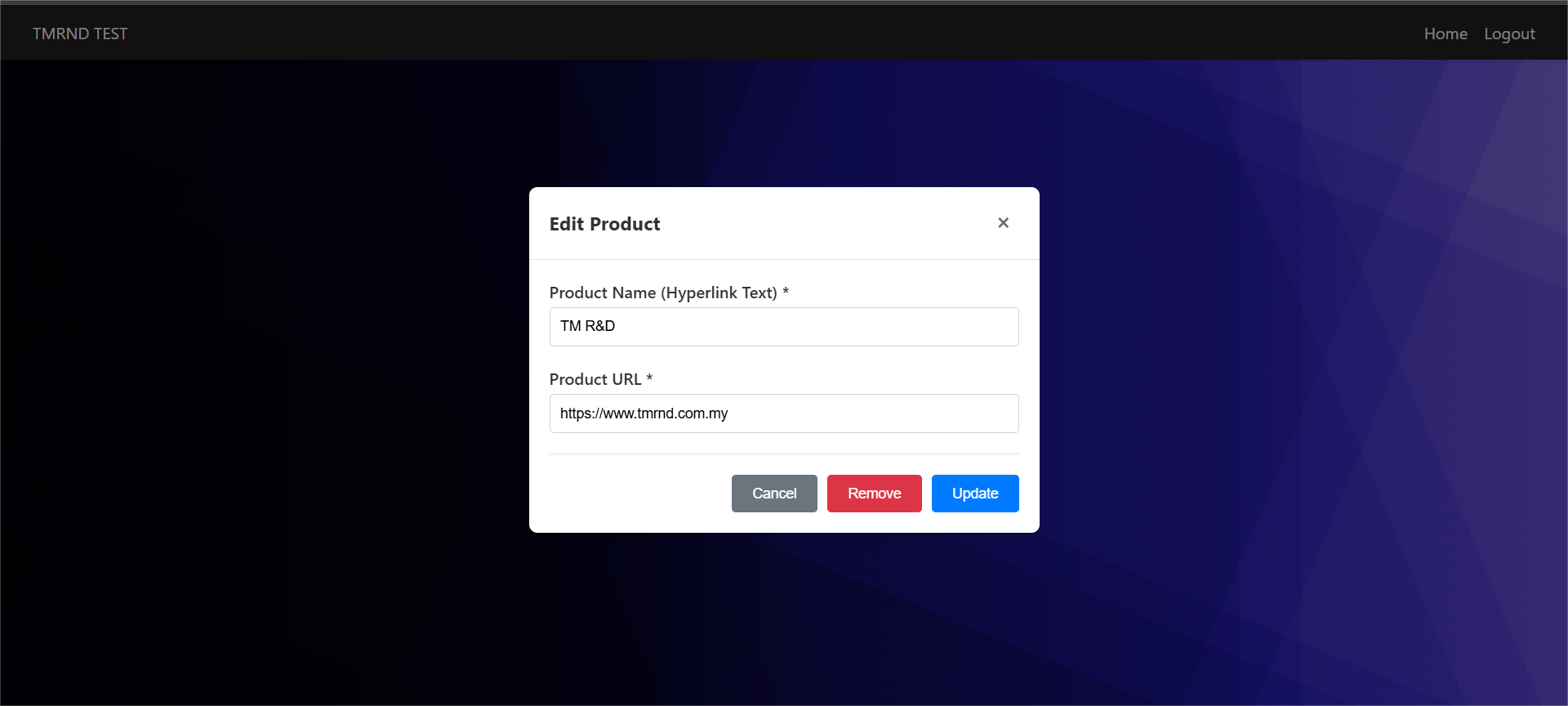 Angular App - Detail